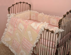 Heaven Sent Girl 4PC Crib Bedding Set