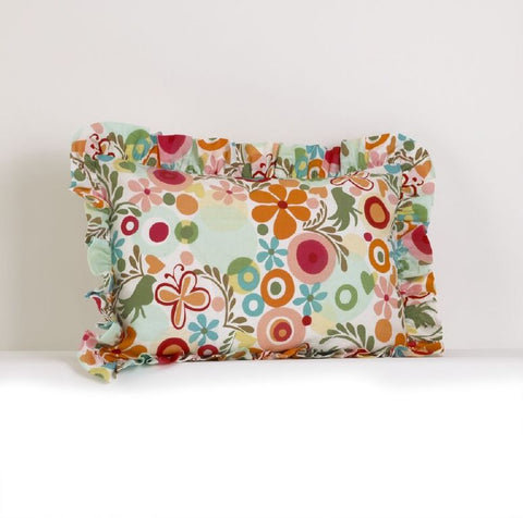 Lizzie Floral Ruffled Pillow Sham