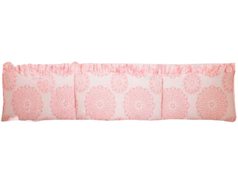 Sweet and Simple Pink Crib Bumper
