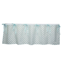 Sweet and Simple Aqua/Blue 7 PC Crib Bedding Set