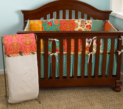 Gypsy 8PC Floral Crib Bedding Set