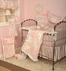 Heaven Sent Girl 4PC Crib Bedding Set