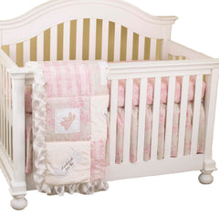 Heaven Sent Girl 3 Piece Crib Bedding Set