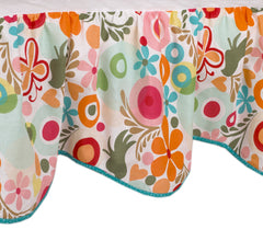 Lizzie Floral 4PC Crib Bedding Set
