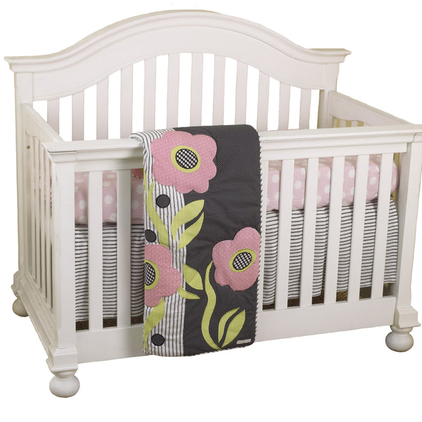 Poppy 3pc Crib Bedding Set Cotton Tale Designs