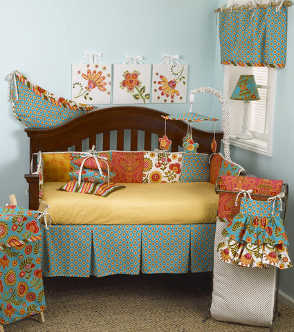 Gypsy 8PC Floral Crib Bedding Set