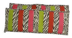 Here Kitty Animal Print & Stripes Crib Bumper