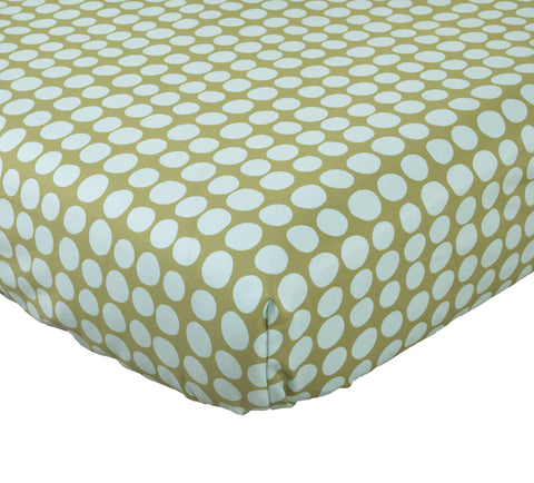 Lagoon Fitted Crib Sheet