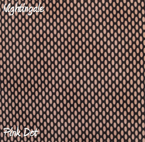 Nightingale Pink Dot Fabric - 3yds.