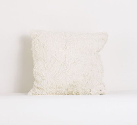 Faux Rabbit Fur Decor Pillow