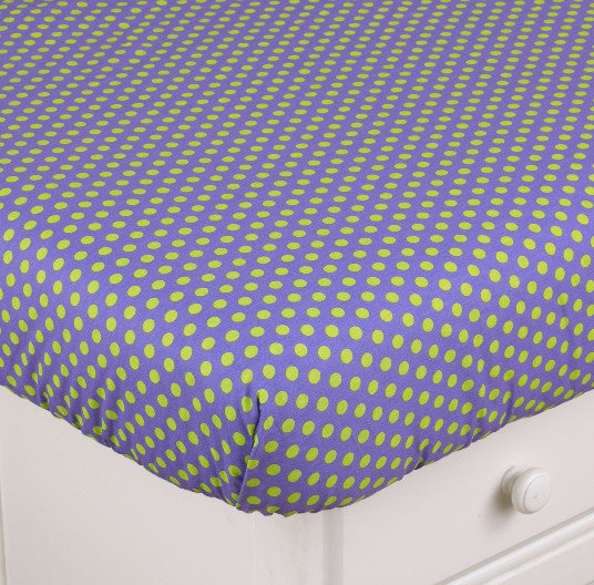 Cotton Tale Designs Periwinkle Fitted Crib Sheet