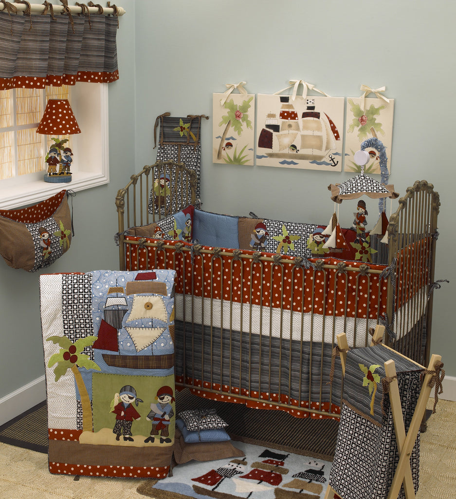 Cotton Tale Designs Pirates Cove 8pc crib bedding set