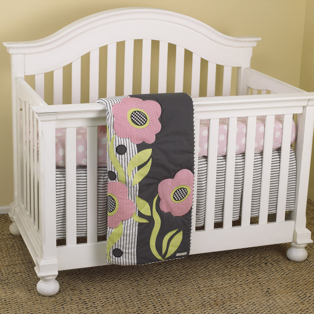 Frilly cot discount bedding