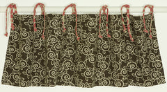 Cotton Tale Designs Raspberry Dot valance
