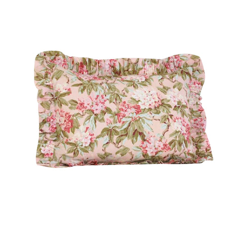 Tea Party  Ruffled Pillow Sham