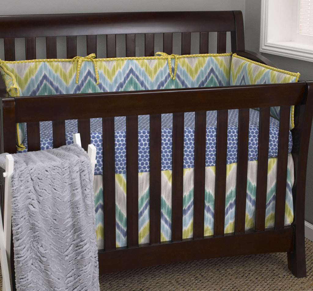 Cotton Tale Designs Zebra Romp 4pc crib bedding set
